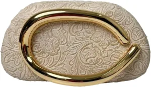 Elegant Evening Clutch Bag Vintage Handbag Chain Cross Body Metallic Handle Mini Purse Snake Floral Party Formal Gala Wedding