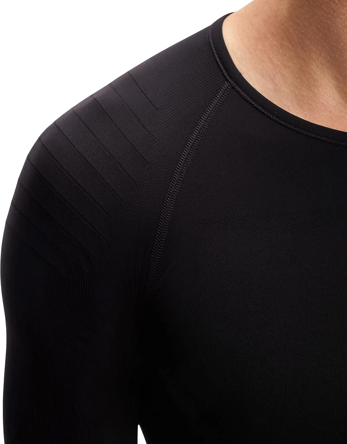 FALKE Men's Warm Long Sleeve Base Layer Top, Mild to Cold, 1 Piece