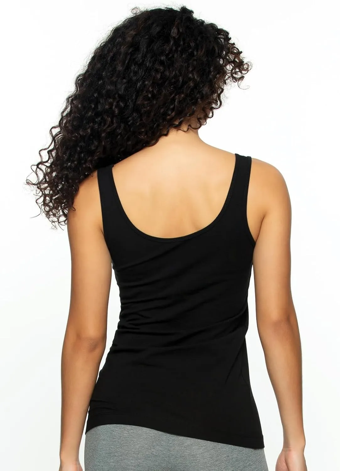 Felina Reversible Cotton Womens Tank Top | 4-Pack