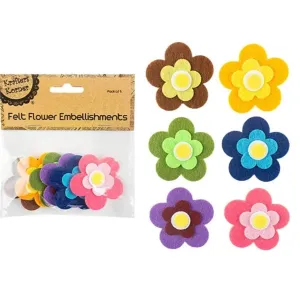 Felt Flower Embellishments