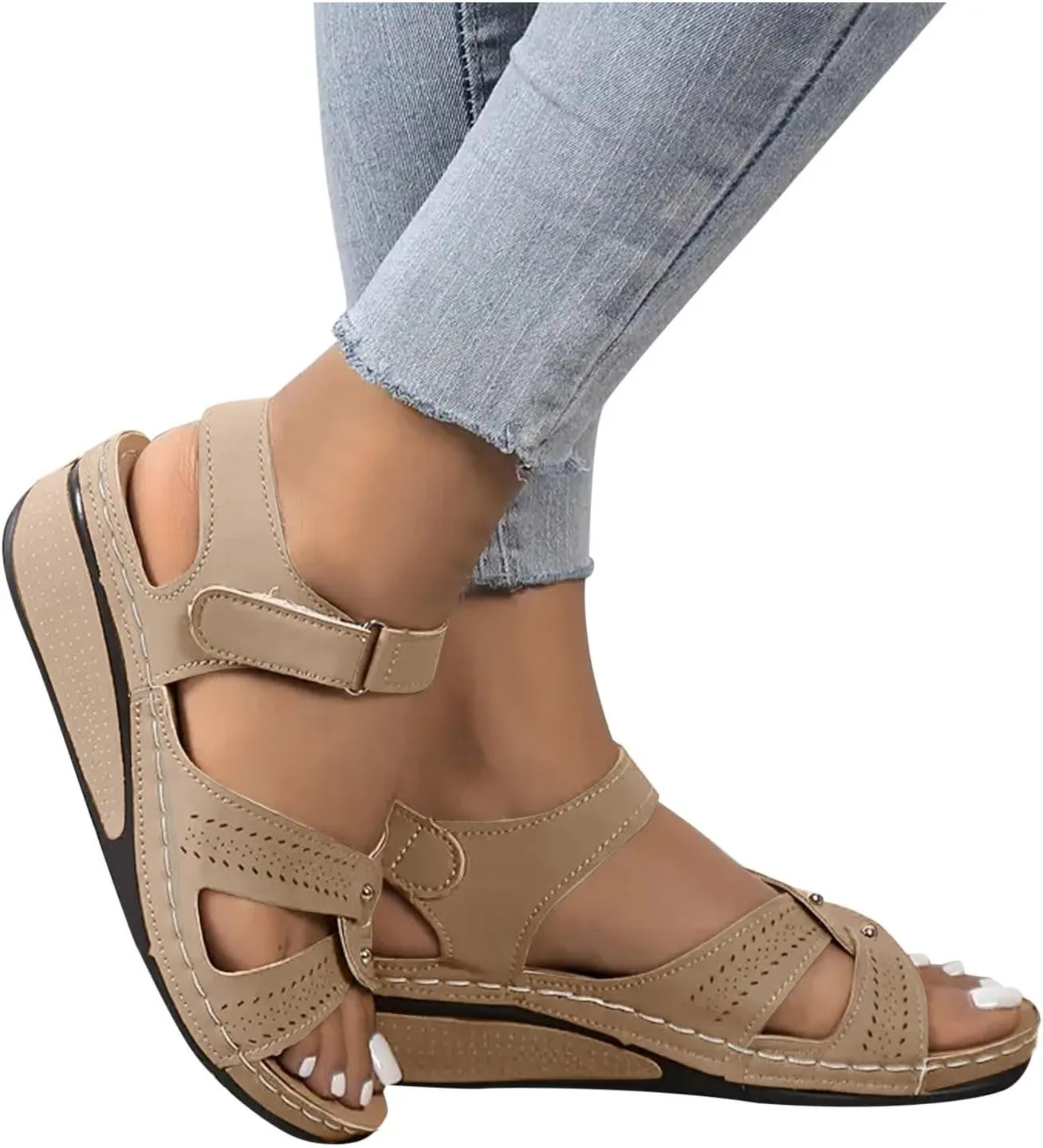 Flip Flops For Ladies Summer Wedges Sandals Women Slippers Bohemian Fashion Shoes Women Cute Slide on Sandals