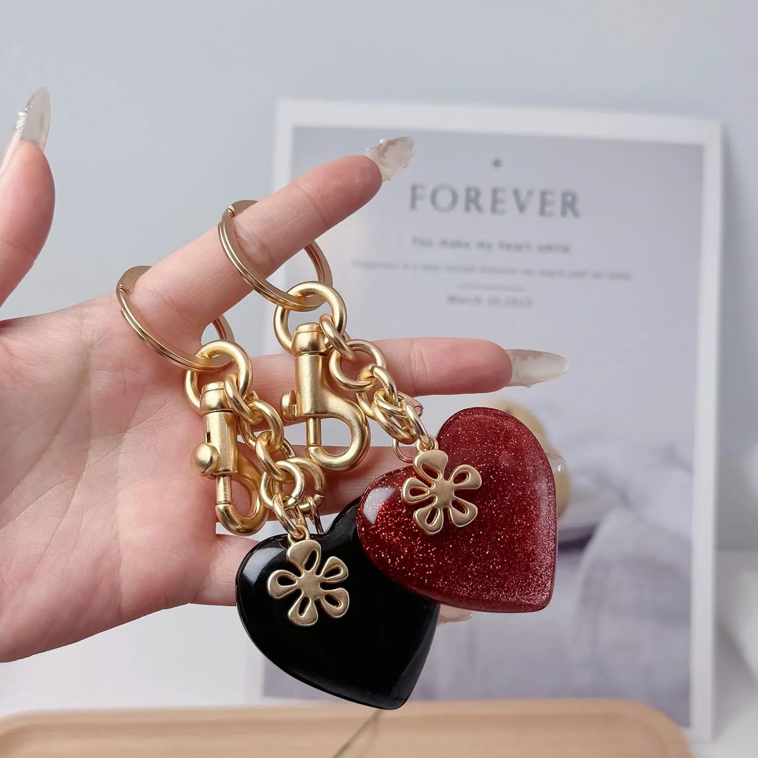 Fruit Bag Charm Key Chain Accessory Purse Charm Gifts for Women