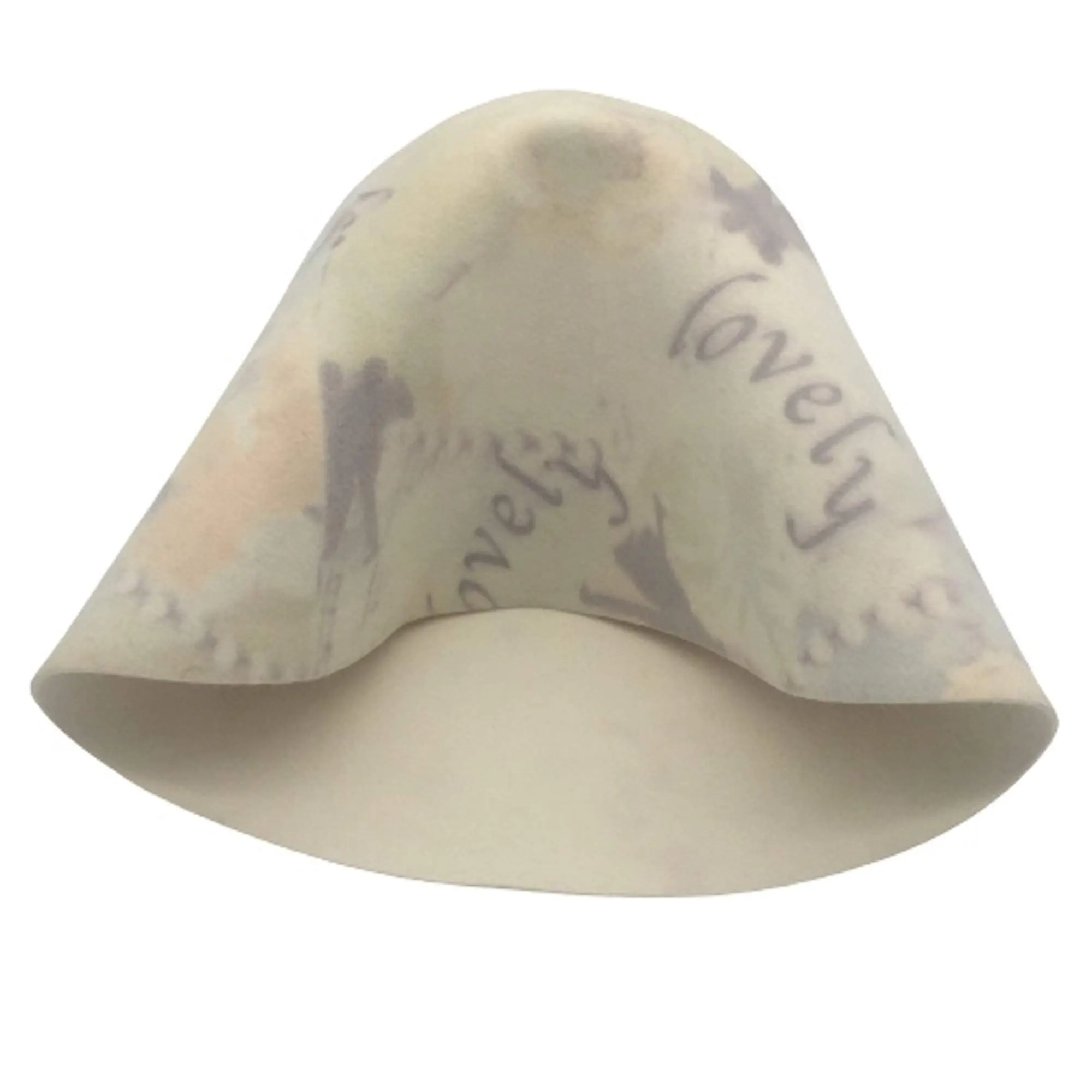 Fur Felt Cones High-Quality White Print Hood Plane Finish
