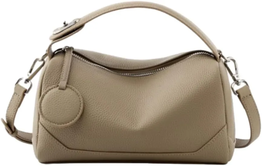 Genuine Leather Crescent Purses for Women Slouchy Crossbody Purse Soft Shoulder Bag Satchel Handbag with Adjustable Strap