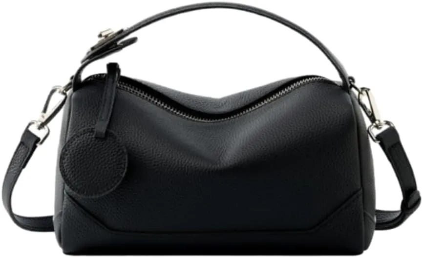 Genuine Leather Crescent Purses for Women Slouchy Crossbody Purse Soft Shoulder Bag Satchel Handbag with Adjustable Strap