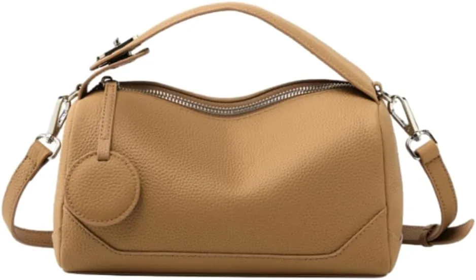 Genuine Leather Crescent Purses for Women Slouchy Crossbody Purse Soft Shoulder Bag Satchel Handbag with Adjustable Strap