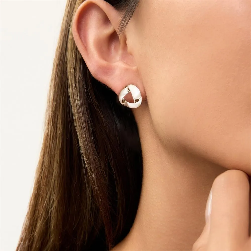 Geometry Triangle Stud Earrings for Women Minimalist Sterling Silver Post Trendy Statement Drop Studs Earrings Hypoallergenic Ear Jewelry