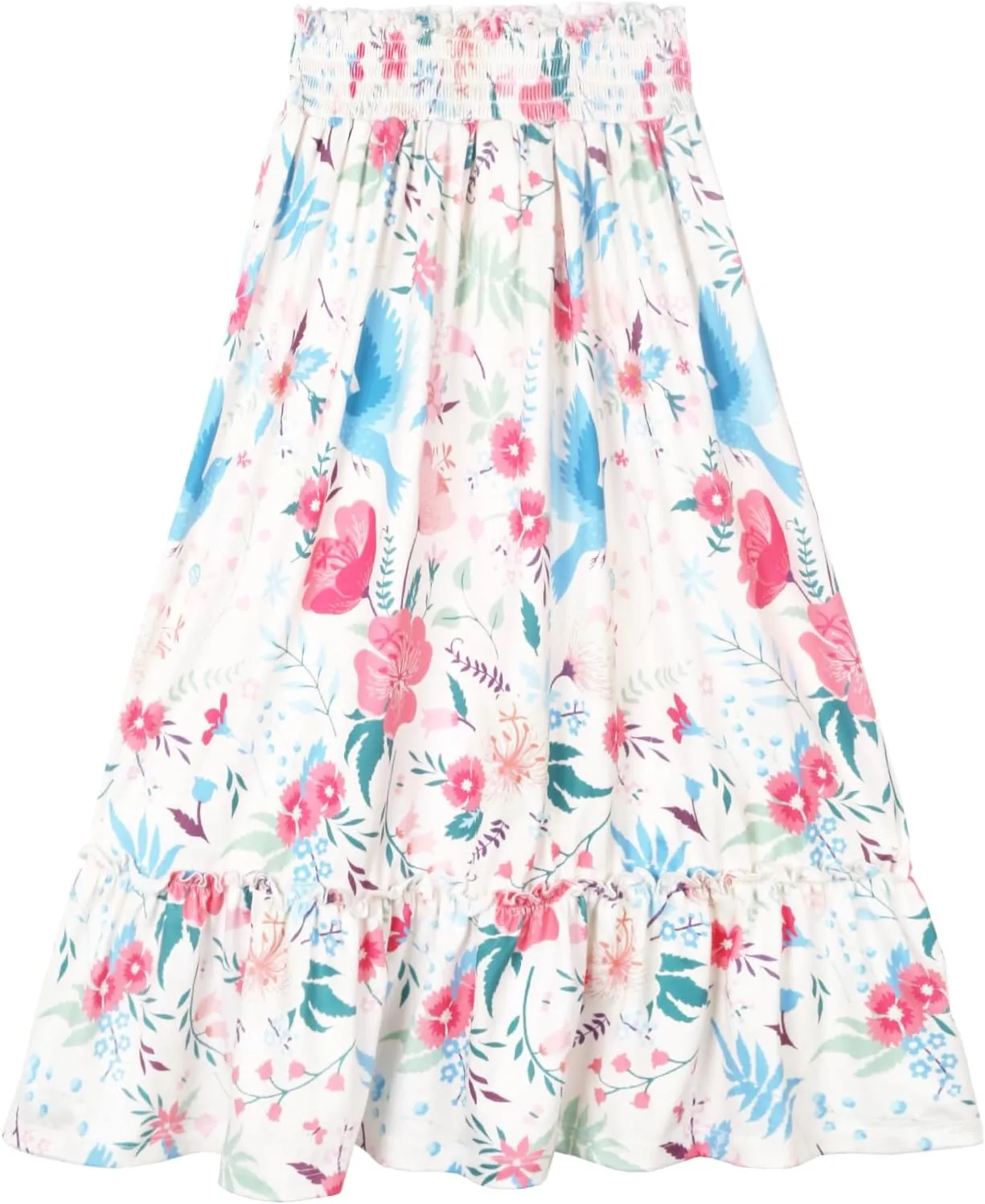 Girls Long Skirt Maxi for Girls Kids Ruffle High Waisted Skirts Summer Cute Boho Clothes