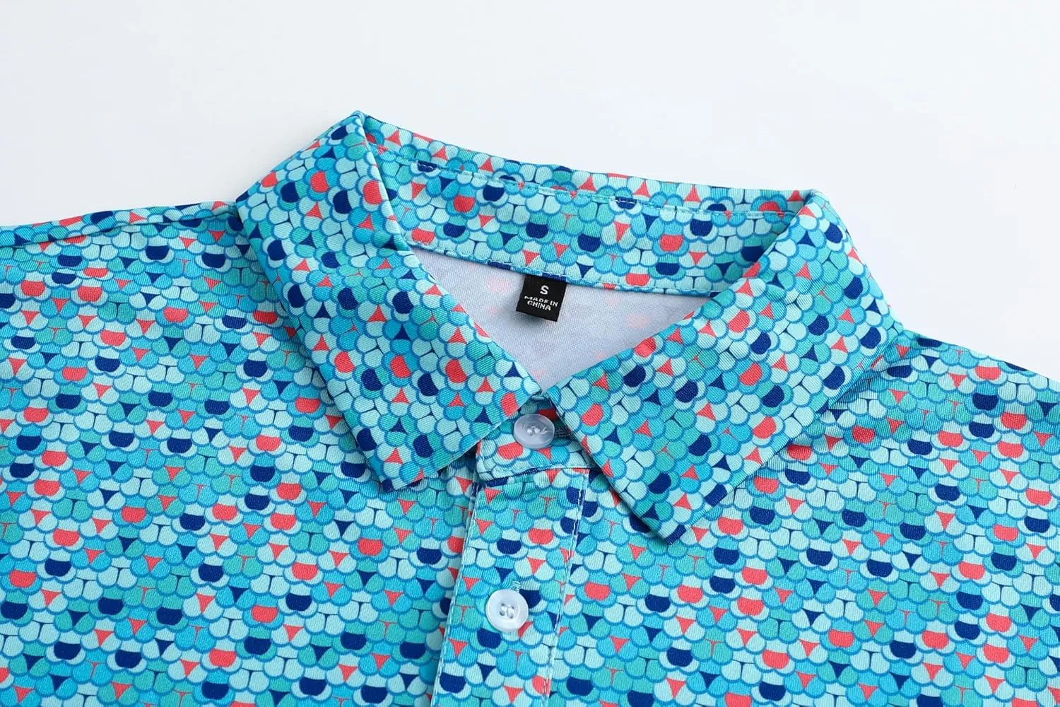 Golf Shirts for Men Short Sleeve Performance Moisture Wicking Dry Fit Funny Golf Polo Shirts for Men
