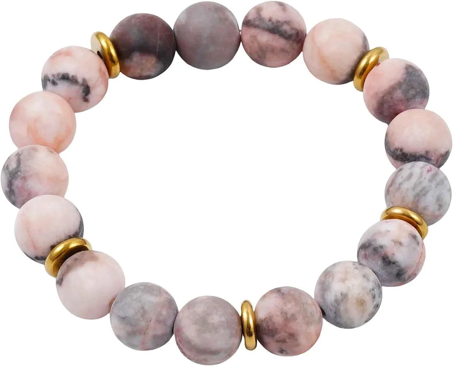 GOOJIDS Natural Real stone Bracelet Gift For Women Gemstone Beads Handmade Bracelet Birthday Gifts for Women, Natural Stone Bracelet Birthday Gifts for Women Mom Daughter Grandma Sister Friends