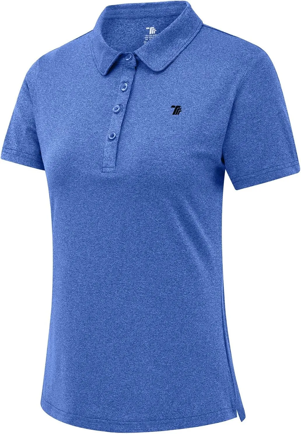 Gopune Women's Golf Polo Shirts Lightweight Quick Dry 4 Buttons Short Sleeve Shirts for Tennis