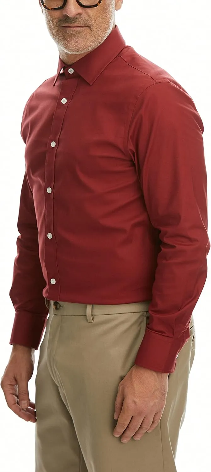 Haggar Men's Classic Fit Premium Comfort Button Down Shirt