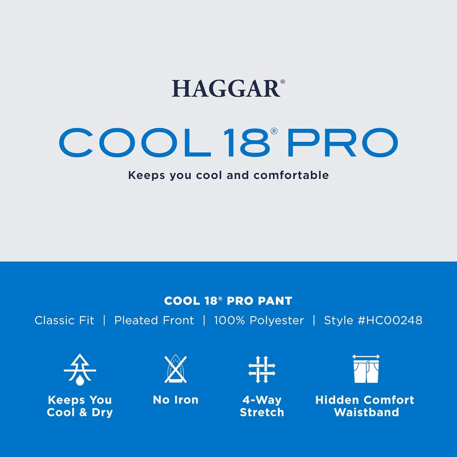 Haggar Men's Stretch Classic Fit Cargo Pant (Regular and Big and Tall Sizes)