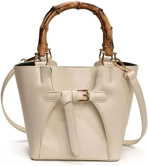 Handbags Bucket Bag Shoulder Crossbody Bag good Belt Buckle PU Inner Pouch