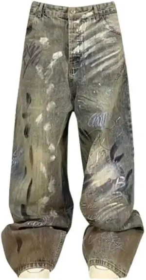 High Waist Wide Leg Jeans for Women Baggy Classic Loose Trendy Denim Pants Straight Comfort Fashion Trouser