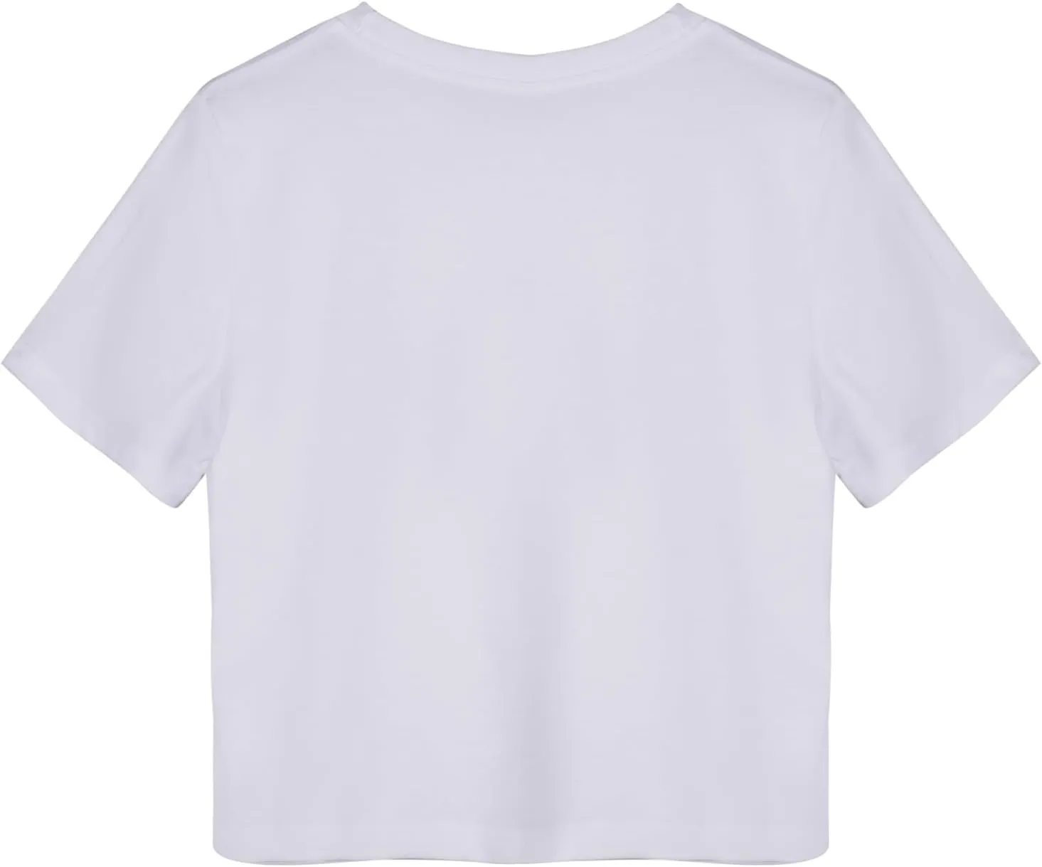 Hilinker Womens Short Sleeve Graphic Crop Tops Vintage Tees Summer Cute T Shirts