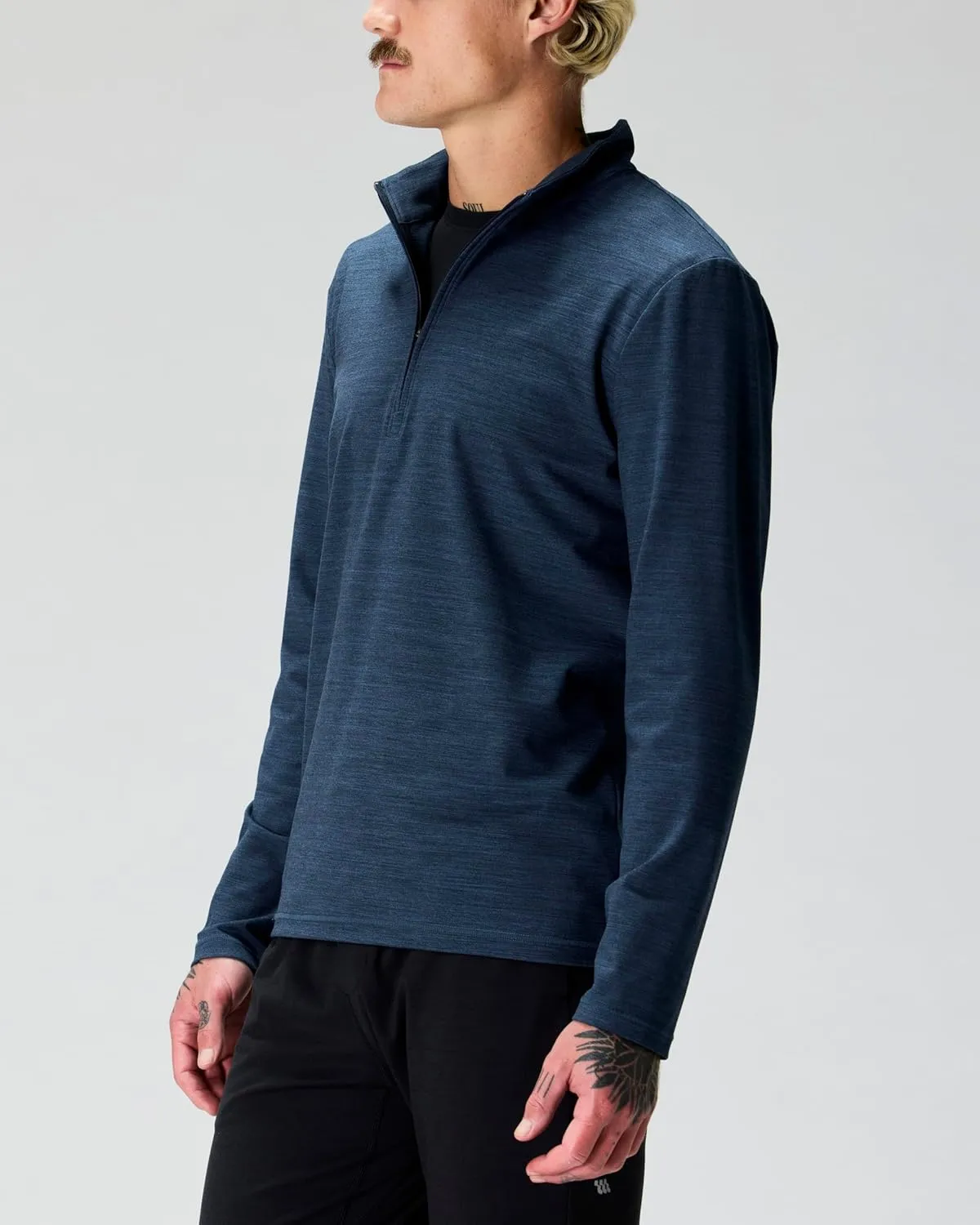 Huckberry Wellen Wellknit Half Zip Mens Sweatshirt