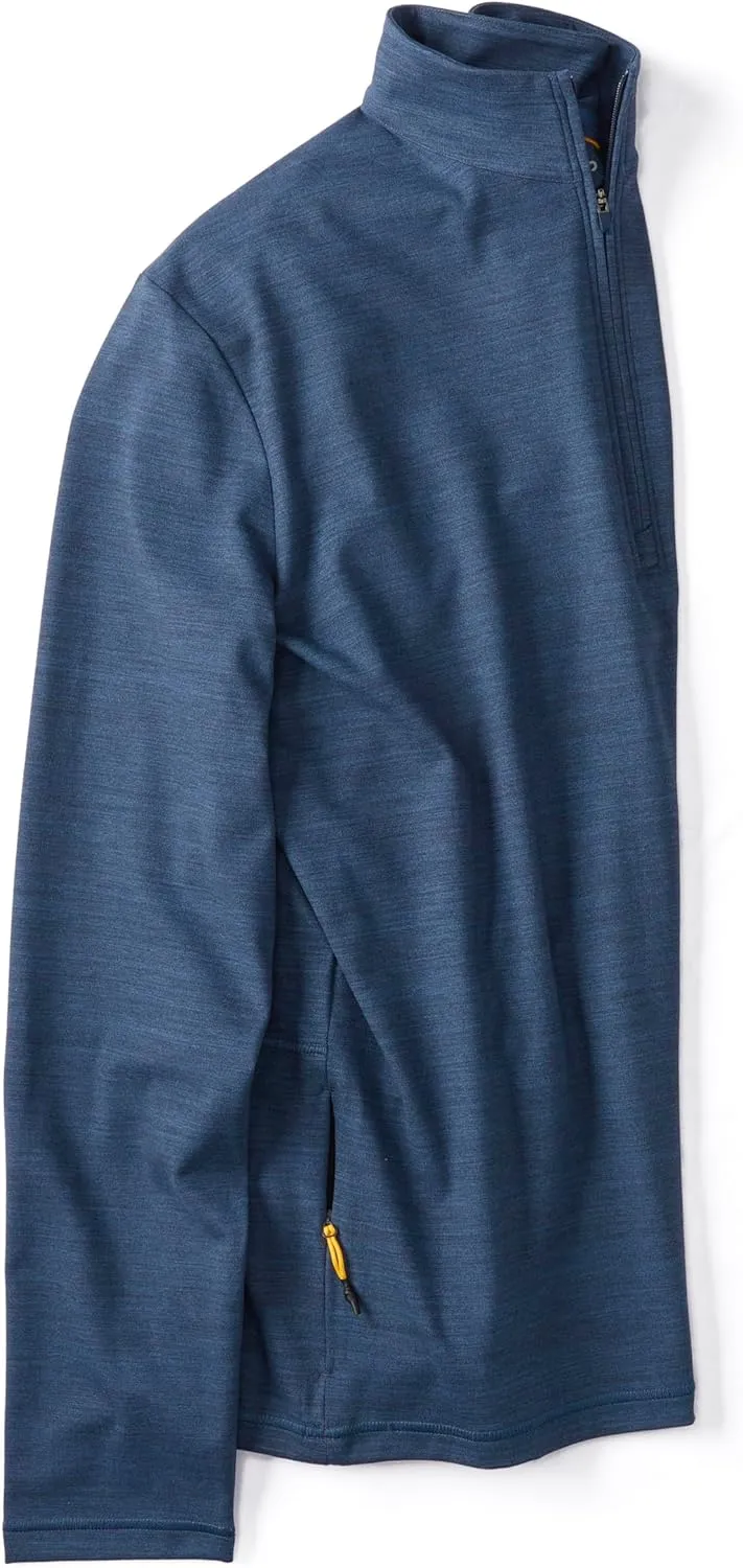 Huckberry Wellen Wellknit Half Zip Mens Sweatshirt