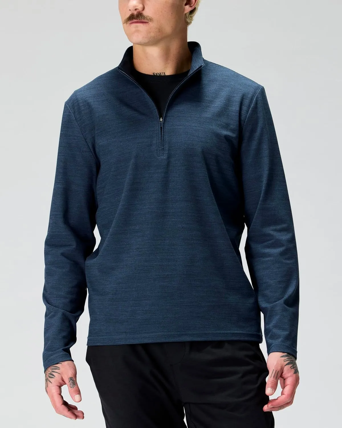 Huckberry Wellen Wellknit Half Zip Mens Sweatshirt