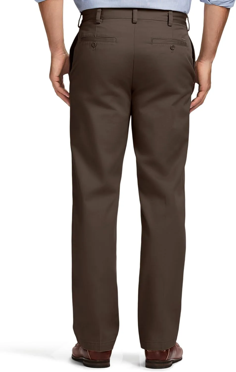 IZOD Men's American Chino Flat Front Classic Fit Pant