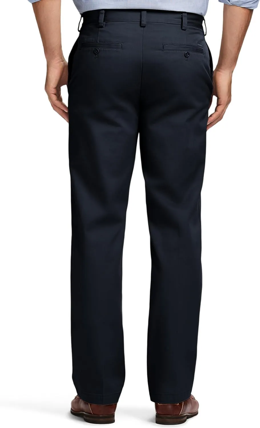IZOD Men's American Chino Flat Front Classic Fit Pant