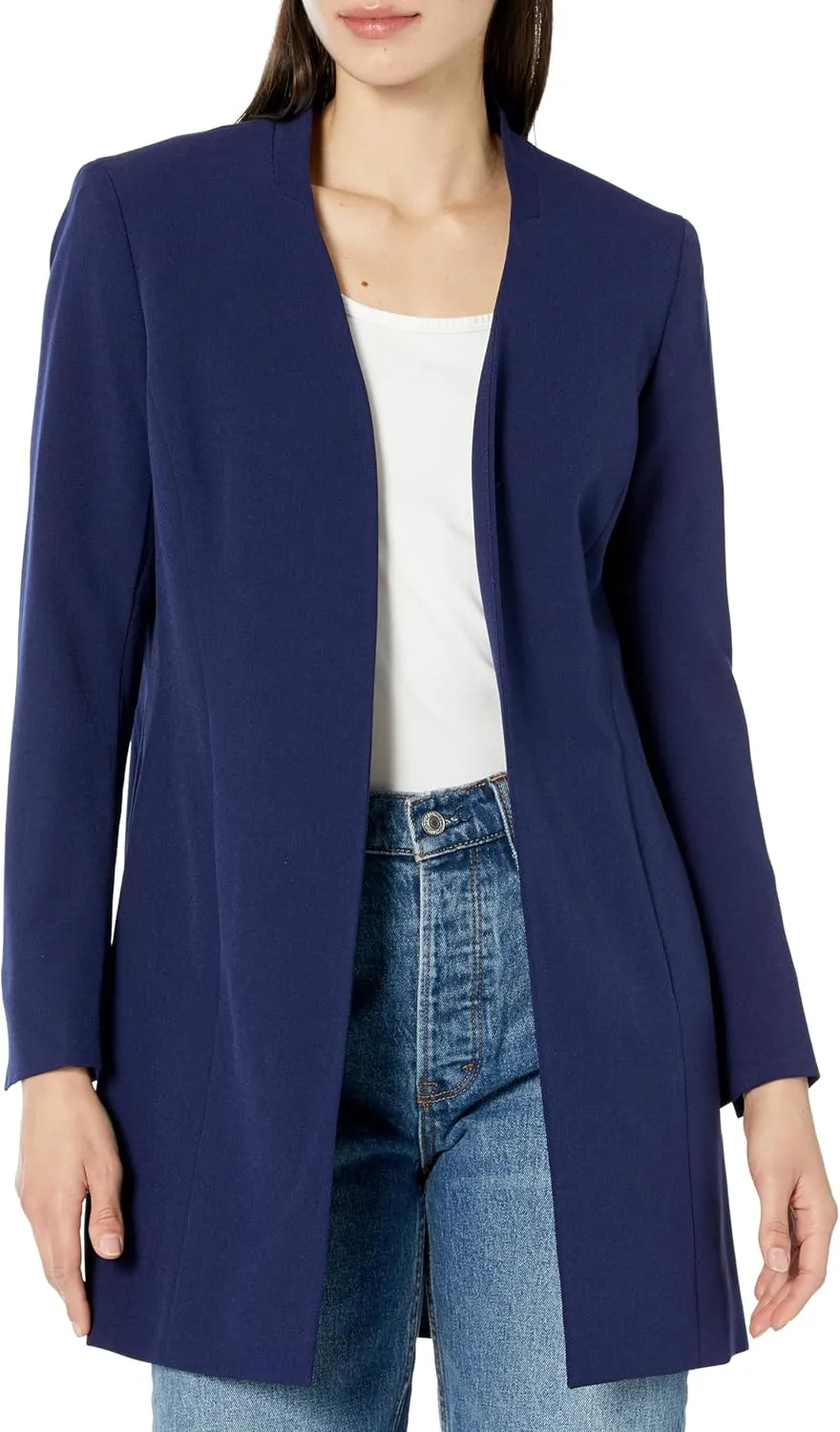 Kasper Women's Long Sleeve Topper Coat