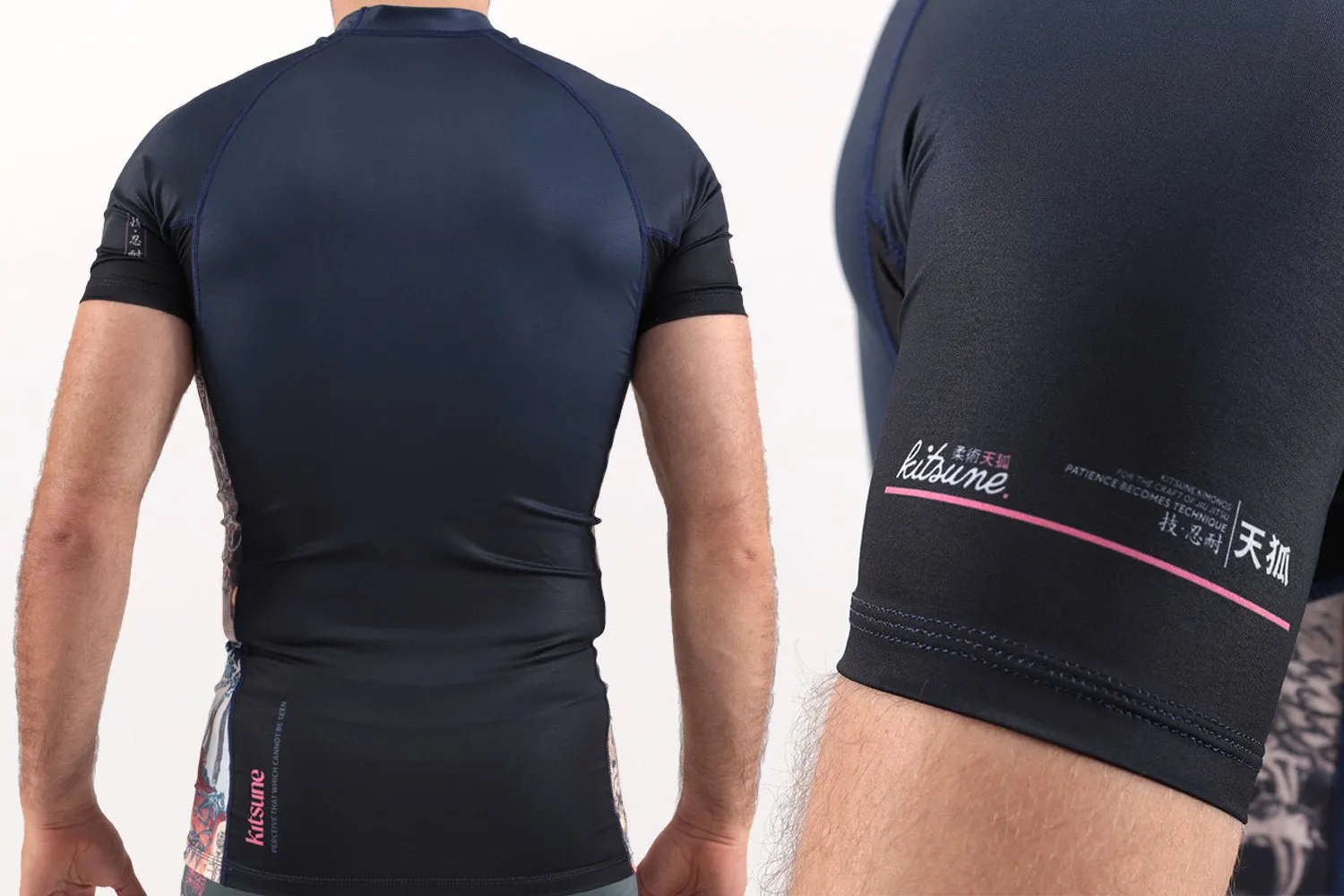 Kitsune "Hydro" Short-Sleeve Men's Rash Guard