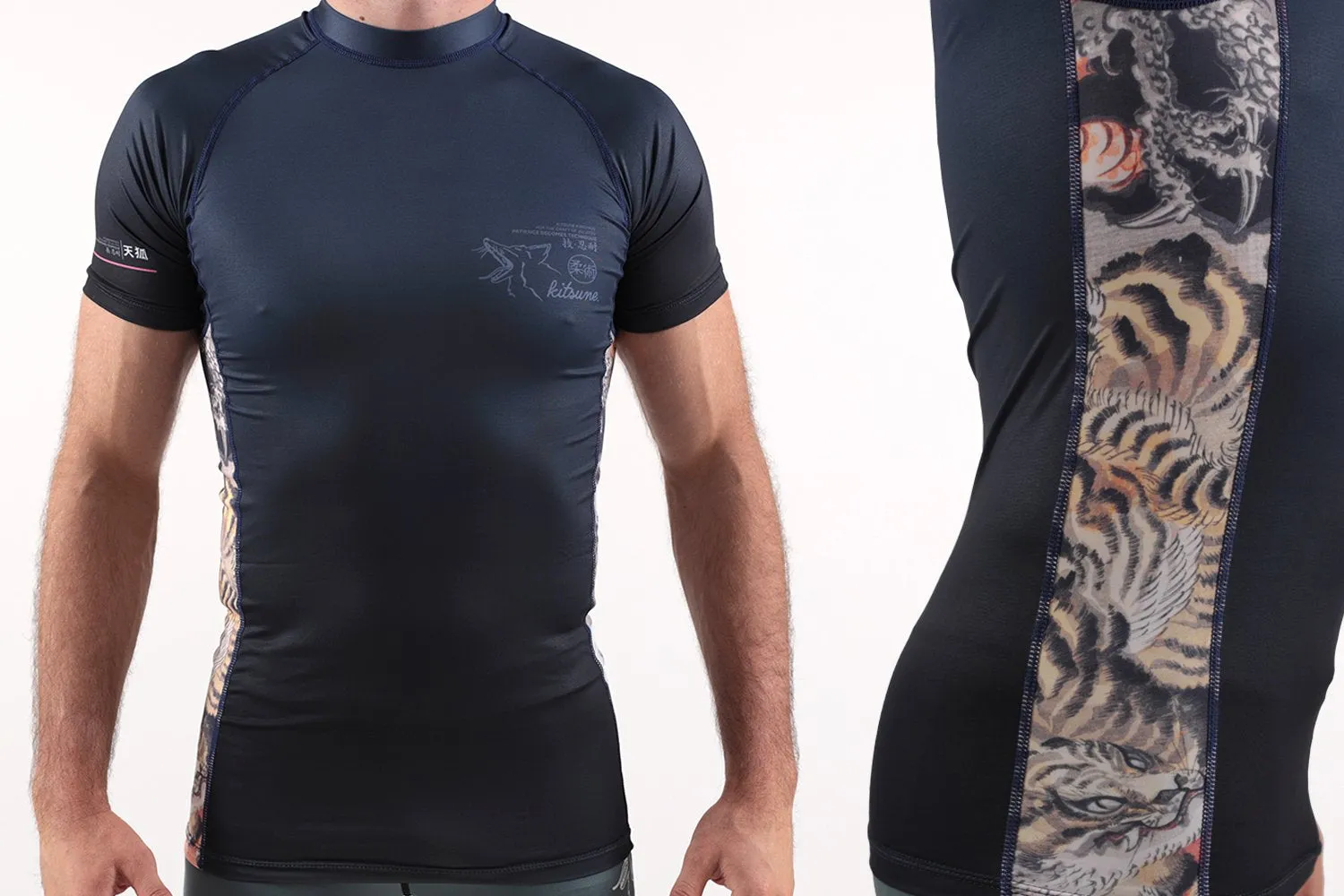 Kitsune "Hydro" Short-Sleeve Men's Rash Guard