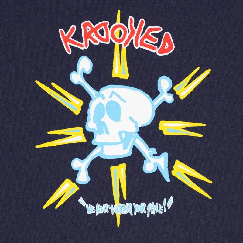 Krooked Style Tee - Navy / Multi