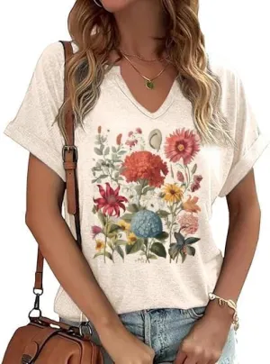 Mama Retro V Neck Shirts for Women Vintage Mama Mommy Mom Bruh Life T Shirts Mother's Day Tops Tee Gifts
