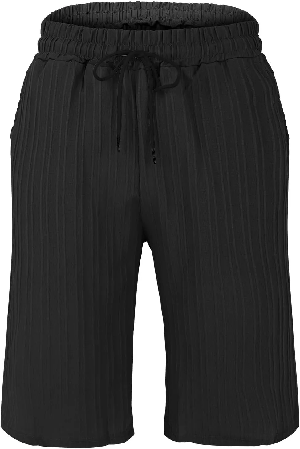 Men Summer Beach Shorts Plus Size Track Combat Wide Leg Straight Loose Casual Capris Trend Outdoor Seaside Volleyball Bermuda