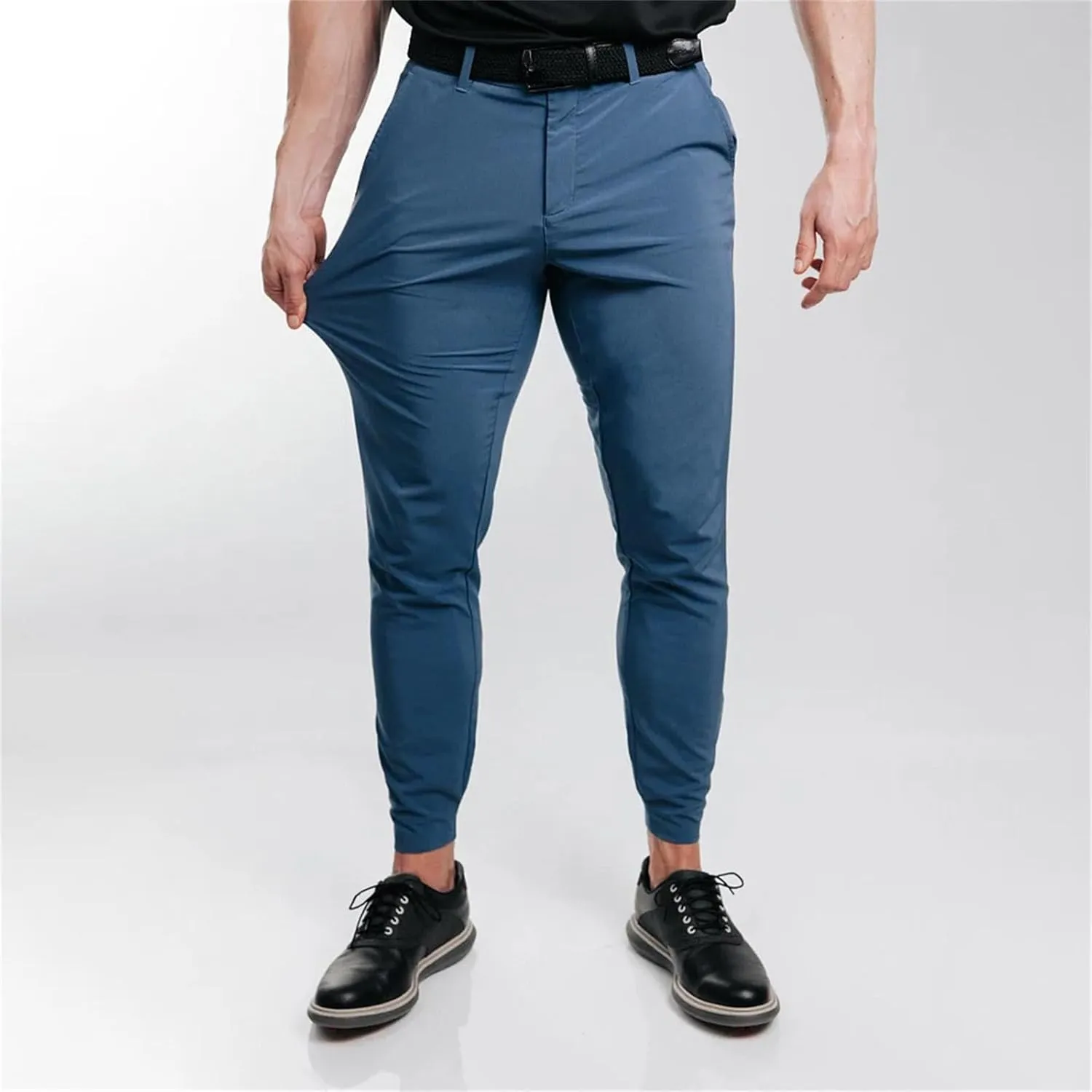 Mens 2023 Chino Skinny Pants Classic Fit Flat Front Stretch Solid Chino Deck Pants Business Casual Chinos Suit Pants