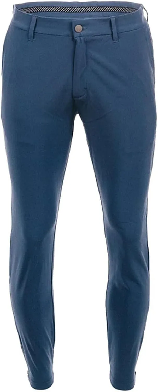 Mens 2023 Chino Skinny Pants Classic Fit Flat Front Stretch Solid Chino Deck Pants Business Casual Chinos Suit Pants