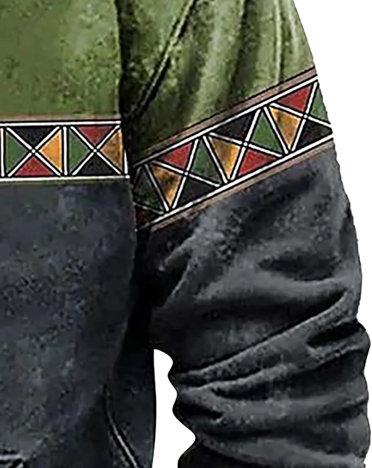 Men's Casual Fashionable Loose and Trendy Printed Hooded Long Sleeved Sweatshirt Sweatshirts for Men