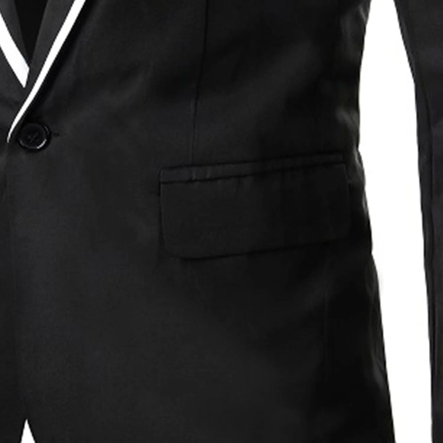 Men's Casual Slim Fit Sport Coat Solid One Button Notched Lapel Suit Jacket Lightweight Daily Tuxedo Blazer