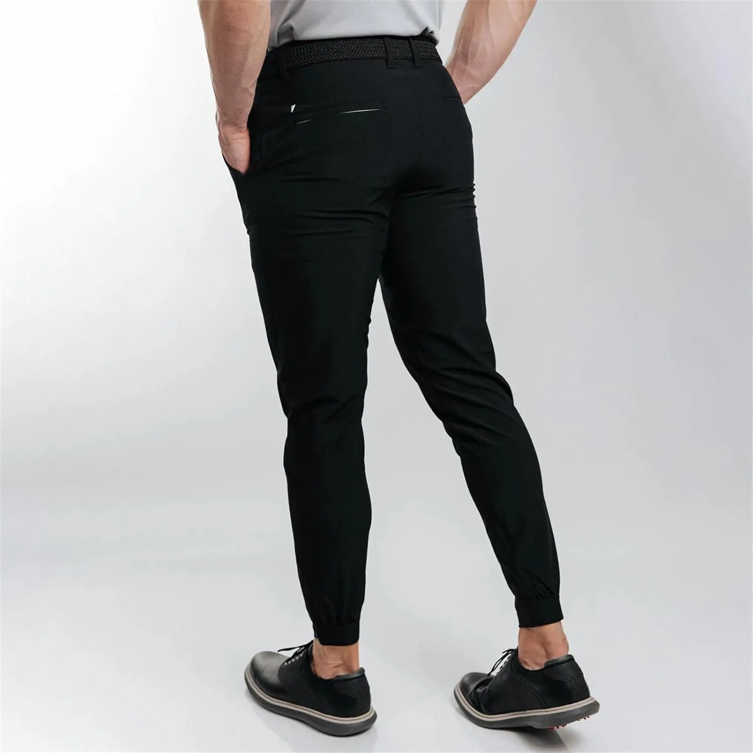 Mens Chinos Dress Pants Slim Fit Stretch Flat Front Golf Pants Casual Travel Pants Skinny Stretch Casual Pants