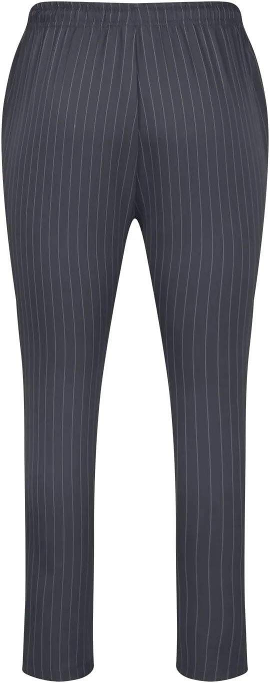 Mens Chinos Skinny Pants Solid Striped Flat Front Pants Slim Fit Stretch Casual Trousers Golf Business Dress Pants