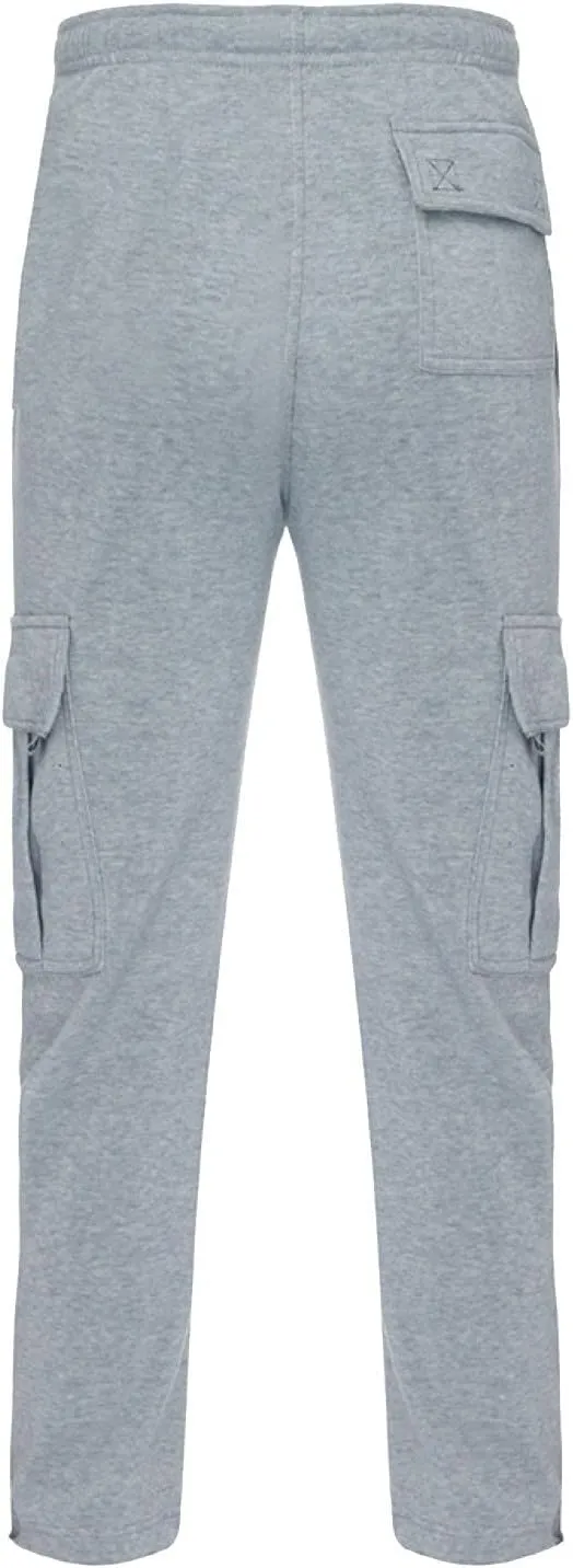 Men's Fashion Casual Cargo Pants Athletic Pants Joggers Outdoor Hiking Work Pants with Multi Pockets Sweatpants