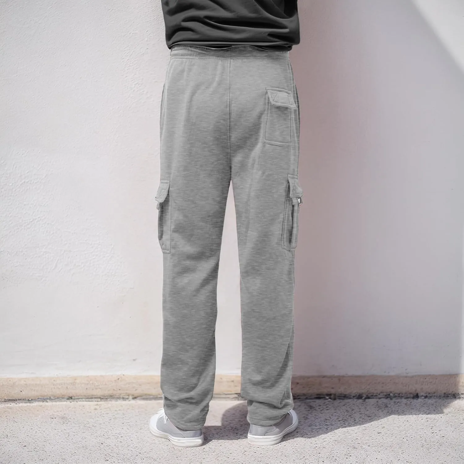 Men's Fashion Casual Cargo Pants Athletic Pants Joggers Outdoor Hiking Work Pants with Multi Pockets Sweatpants