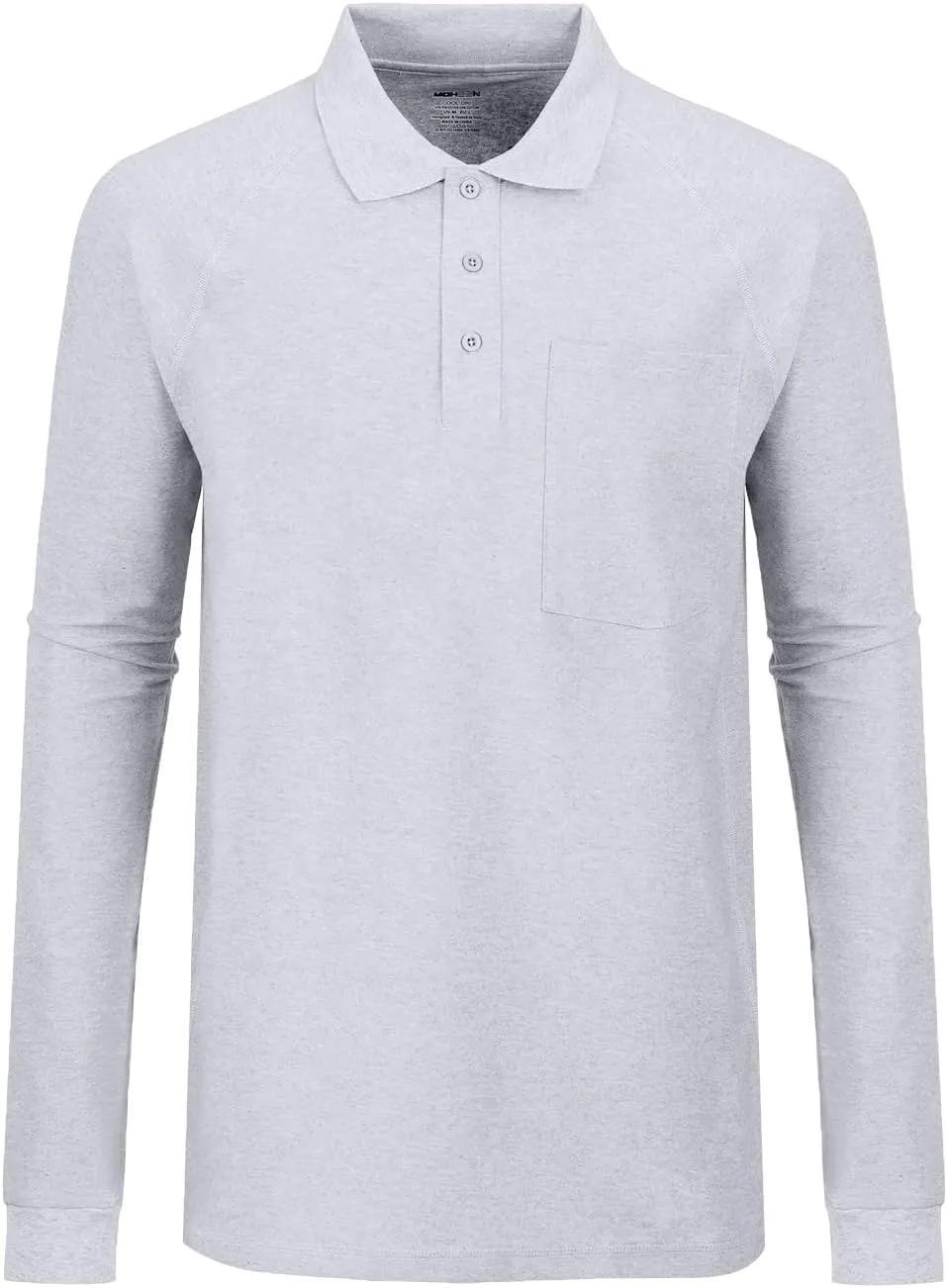 Men's Golf Polo Shirts M-6XL, Cotton Blend Moisture Wicking Performance Casual Collared Shirts