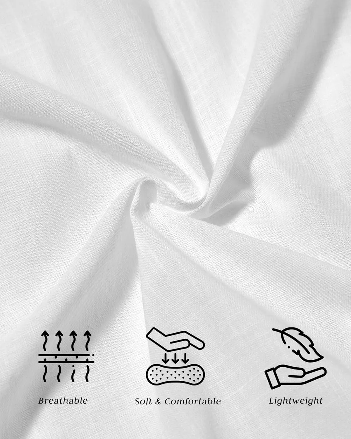 Mens Gradient Linen Shirts Short Sleeve Button Down Shirt Hawaiian Summer Beach Casual T Shirts for Men