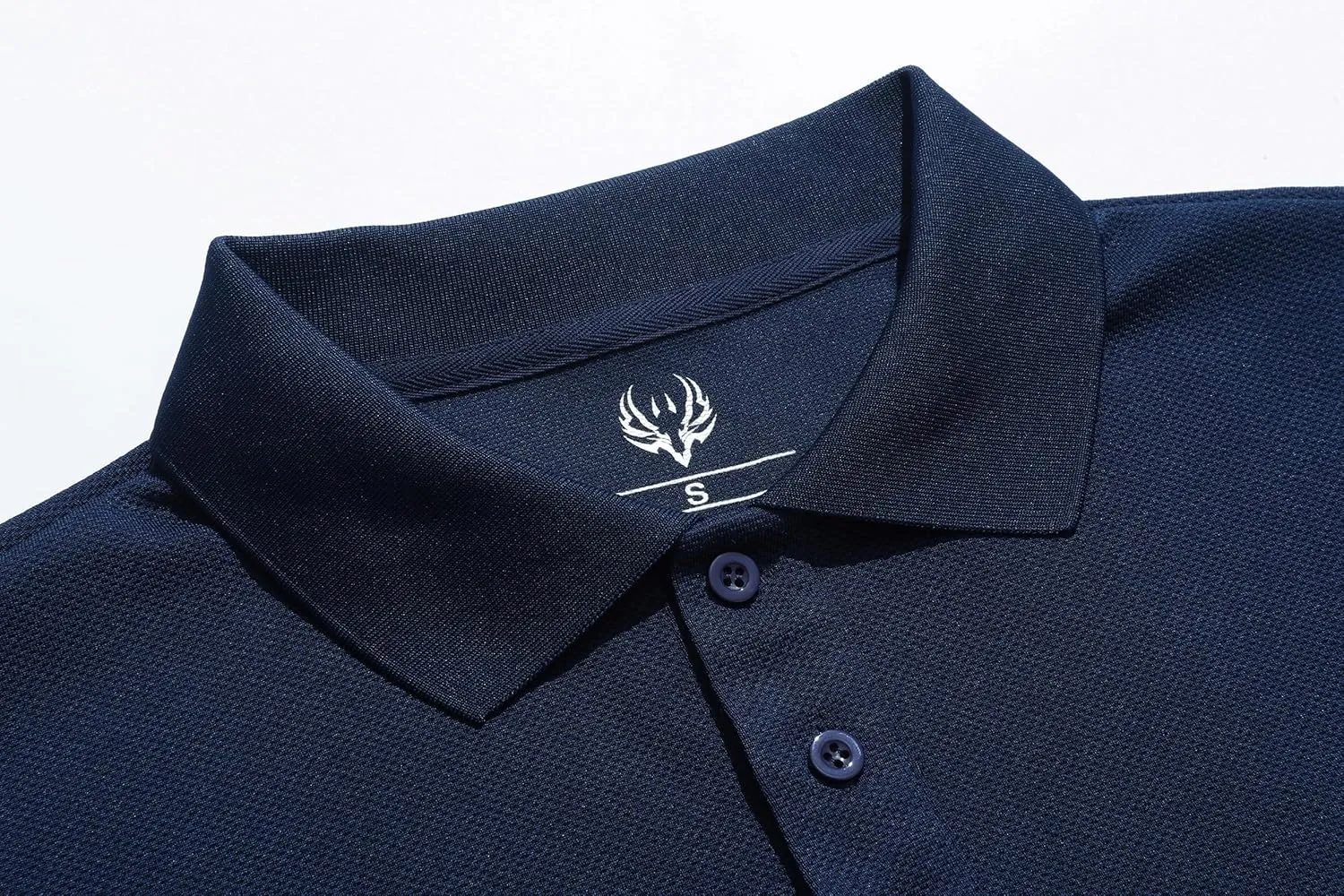 Men's Long Sleeve Polo Shirt Quick Dry Performance Tactical Shirts Daily Casual Stylish Collared Shirts for Men