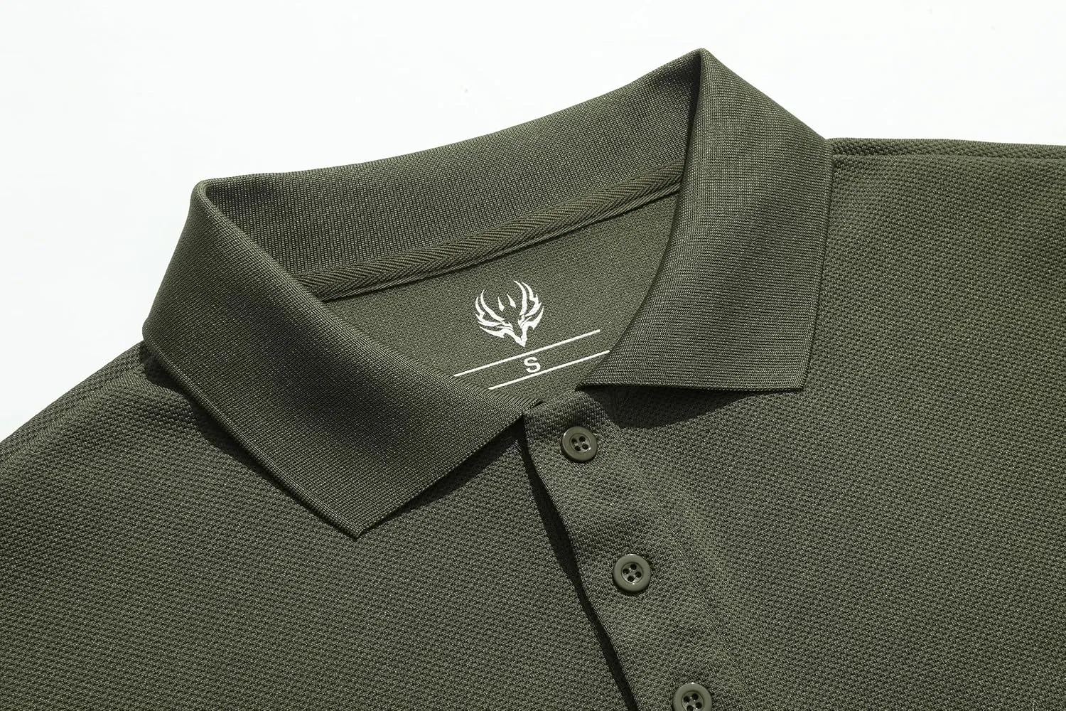 Men's Long Sleeve Polo Shirt Quick Dry Performance Tactical Shirts Daily Casual Stylish Collared Shirts for Men