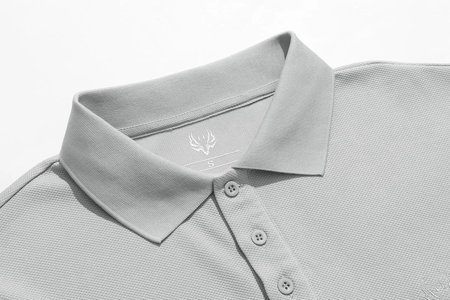 Men's Long Sleeve Polo Shirt Quick Dry Performance Tactical Shirts Daily Casual Stylish Collared Shirts for Men