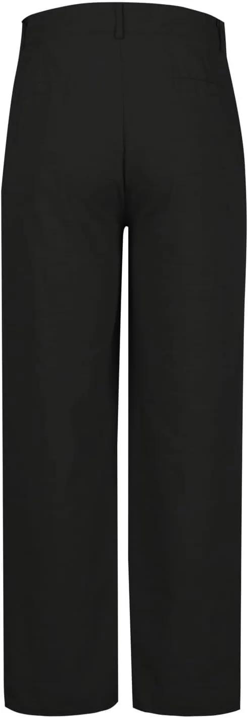 Men's Pleated Casual Pants Loose Fit with Elastic Waist Comfortable Dress Pants for Daily Wear Work Office Leisure