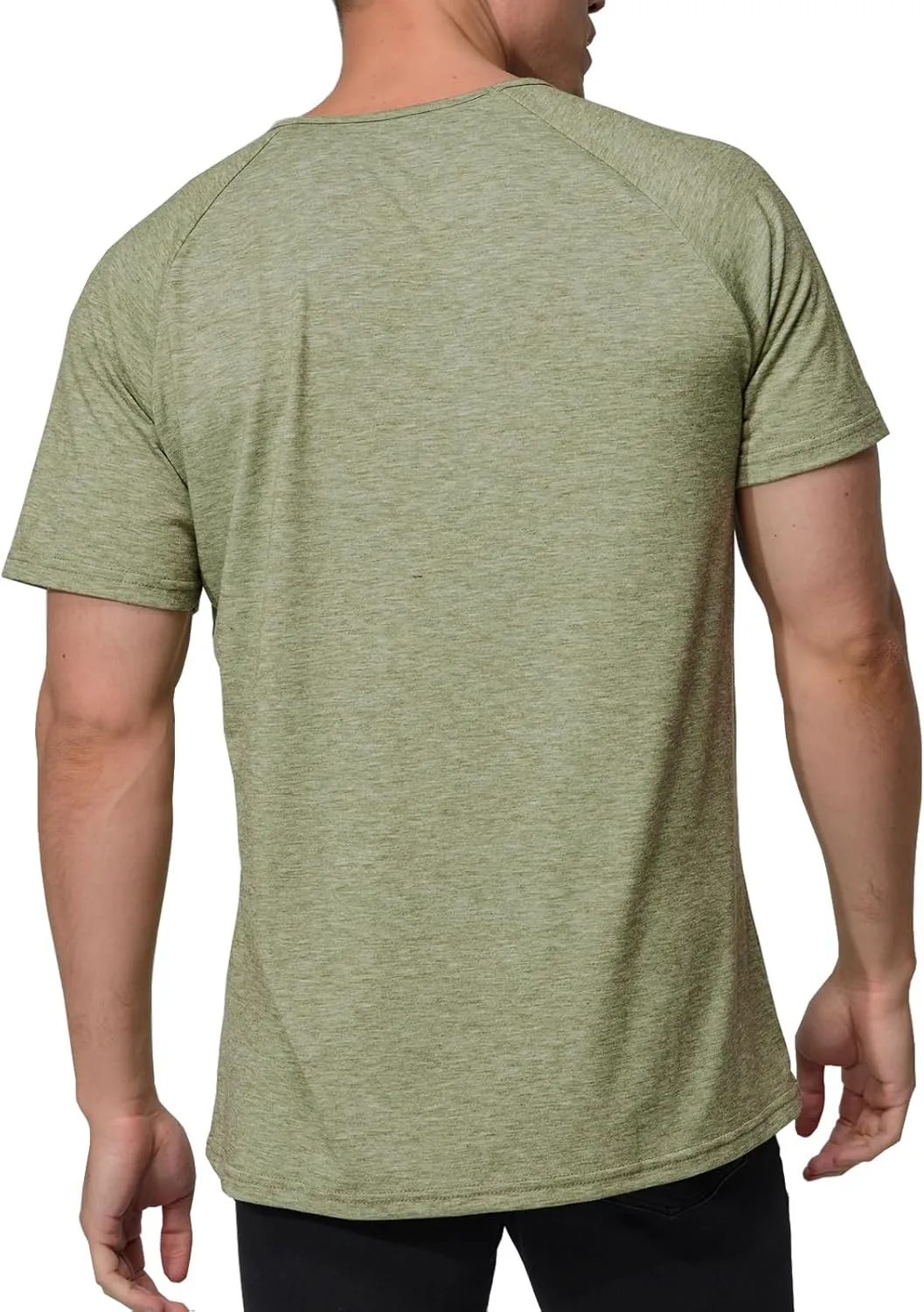 Men's Short Sleeve Crewneck Graphic Tee Believe Cross Print Christian Shirts Workout Shirts
