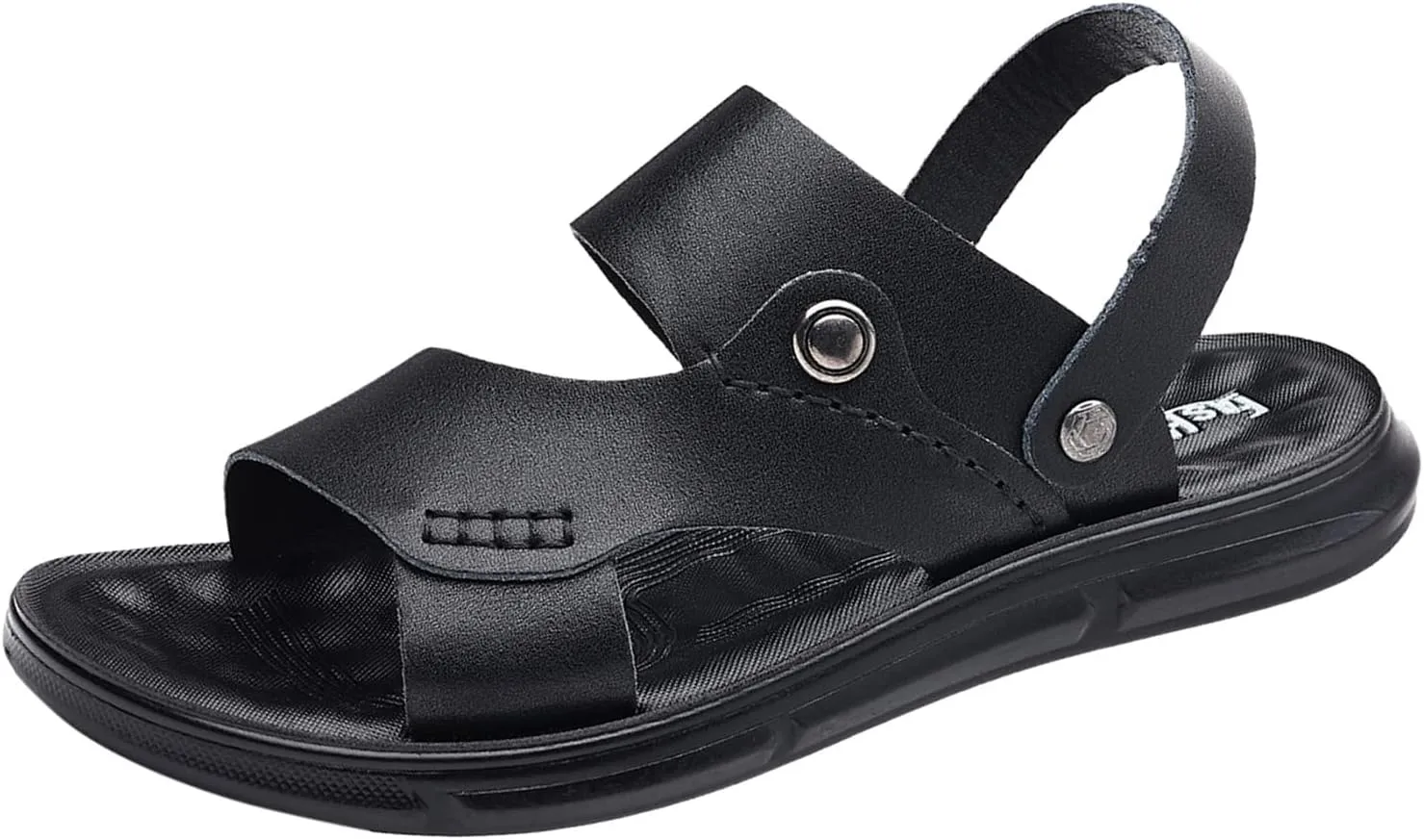Mens Slide On Sandals Men Sport Sandals Athletic Summer Beach Slides Shoes Outdoor Hiking Thong Flip Rubber Sandal Men