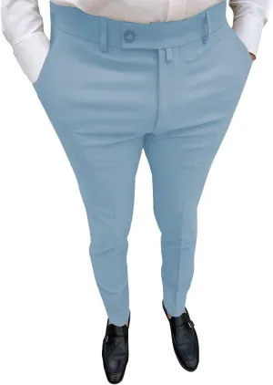 Mens Slim Fit & Classic Fit Pants for Men Classic Fit Stretch Chino Pant Formal Dress Pants