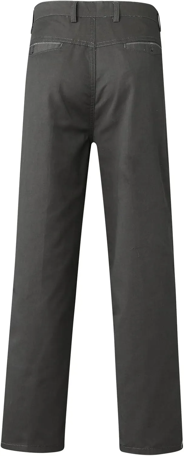 Mens Slim Fit & Classic Fit Pants for Men Classic Fit Stretch Chino Pant Formal Dress Pants