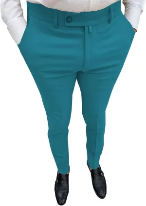 Mens Slim Fit & Classic Fit Pants for Men Classic Fit Stretch Chino Pant Formal Dress Pants